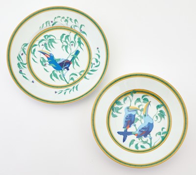 Lot 338 - Hermès Les Toucans Pattern Porcelain Dinner Service