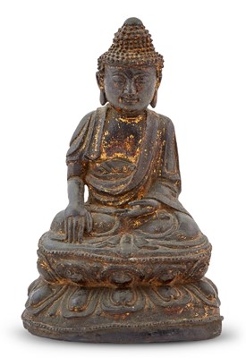 Lot 99 - A Chinese Cast Bronze Buddha