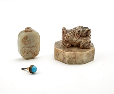 Lot 23 - Group of Chinese Hardstone Carvings