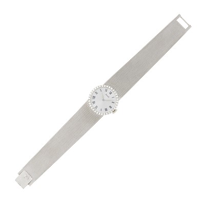 Lot 1072 - Piaget White Gold and Diamond Wristwatch