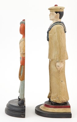 Lot 1054 - Two Cast Iron Sailor Door Stops