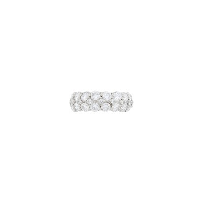 Lot 1115 - White Gold and Diamond Band Ring
