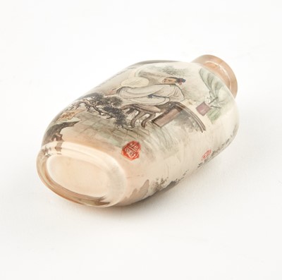Lot 9 - A Chinese Inside-Painted Glass Snuff Bottle