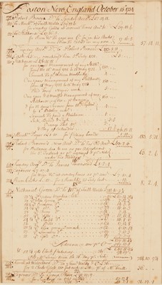 Lot 46 - Making rum in Boston in 1734