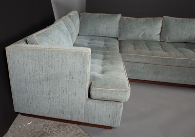 Lot 344 - Nancy Corzine Upholstered Sectional Sofa