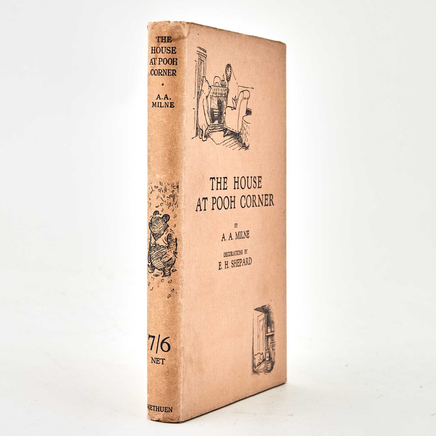 Lot 227 - House at Pooh Corner in a fine example of the dust jacket