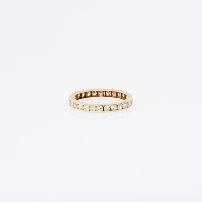 Lot 1035 - Gold and Diamond Band Ring