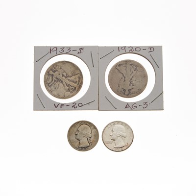 Lot 1051 - United States Silver Quarters and Halves