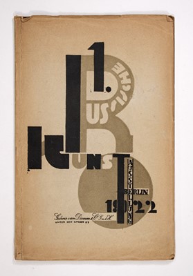 Lot 294 - Two defining catalogues of Russian Art, the first with a design by Lissitzky