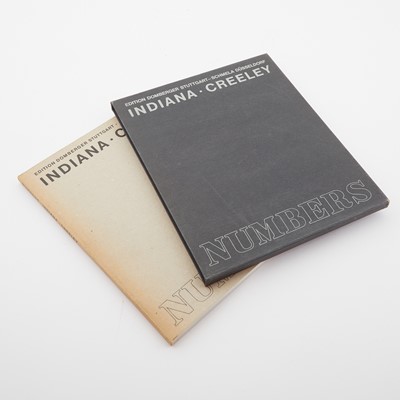 Lot 286 - Creeley and Indiana's Numbers, with a Robert Indiana postcard laid-in