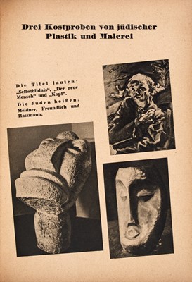 Lot 274 - The catalogue of "Degenerate Art"