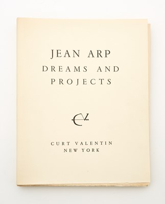 Lot 264 - One of 25 copies of Arp's Dreams and Derisions with the suite on Japon