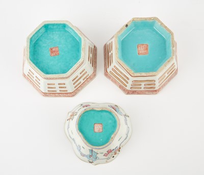 Lot 91 - A Group of Chinese Enameled Porcelain Articles