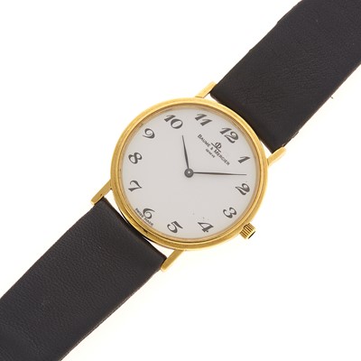 Lot 1026 - Baume & Mercier Gold Wristwatch