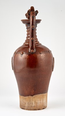 Lot 308 - A Chinese Brown Glazed Earthenware Amphora