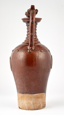 Lot 308 - A Chinese Brown Glazed Earthenware Amphora