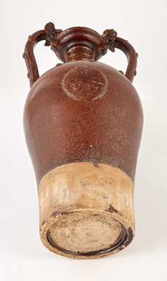Lot 308 - A Chinese Brown Glazed Earthenware Amphora