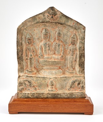 Lot 527 - A Chinese Carve Stone Stele