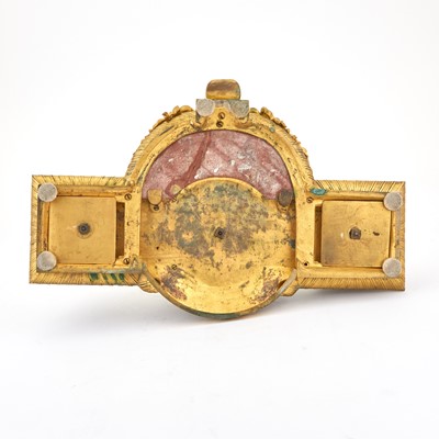 Lot 263 - Napoleon III Gilt-Bronze and Rouge Marble Encrier