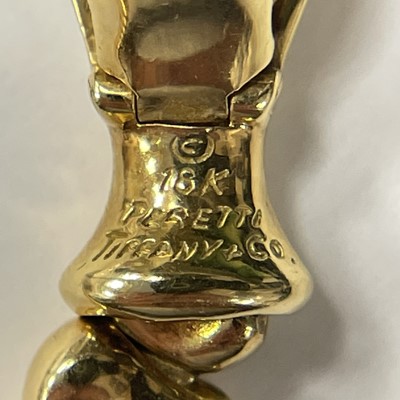 Lot 20 - Tiffany & Co., Elsa Peretti Gold Snake Bracelet