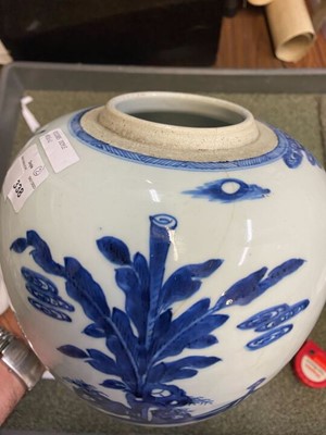 Lot 338 - A Pair of Chinese Blue and White Porcelain Jars