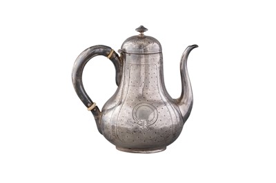 Lot 1101 - French Silver Bachelor's Teapot