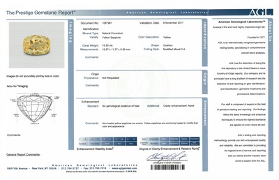 Lot 42 - Gold, Yellow Sapphire and Diamond Ring