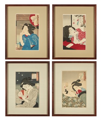 Lot 609 - Four Japanese Woodblock Prints by Yoshitoshi