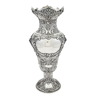 Lot 51 - Continental Silver Vase