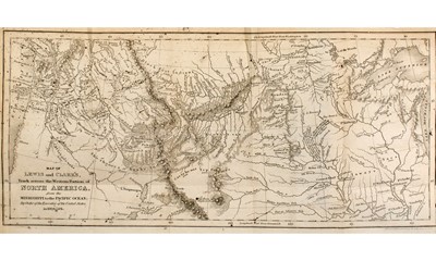 Lot 9 - With a reduced sized map of the the Lewis & Clarke expedition