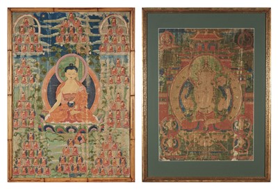 Lot 565 - Two Tibetan Thangkas