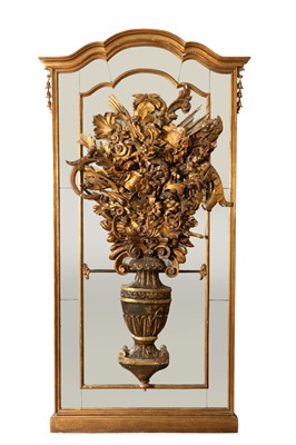 Lot 1132 - Giltwood and Gesso Mirror