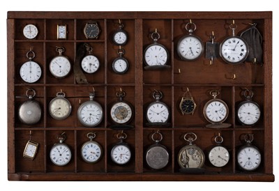 Lot 1131 - A Collection of Pocket Watches and Wristwatch Dials