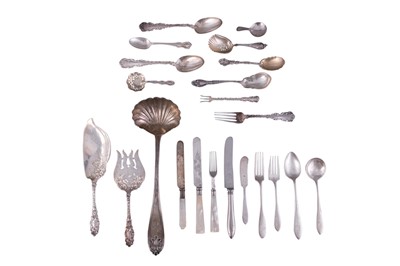 Lot 1127 - Miscellaneous Group of Sterling Silver and Silver Plated Flatware