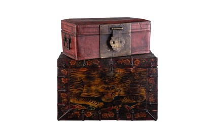 Lot 1152 - Two Southeast Asian Trunks