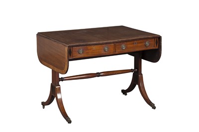 Lot 249 - Regency Inlaid Mahogany Sofa Table