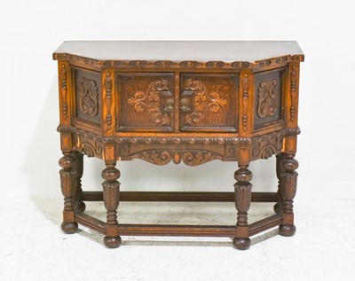 Lot 362 - Carved Wood Cabinet