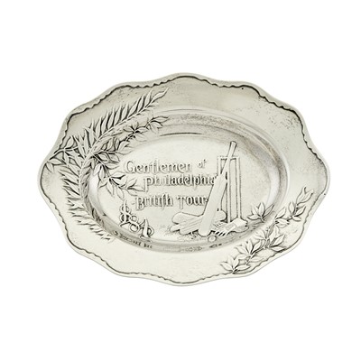 Lot 579 - Cricket Interest: Whiting Sterling Silver Philadelphia Cricket Club Pin Tray