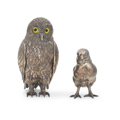 Lot 225 - Dutch Silver Chick and a German Silver Owl