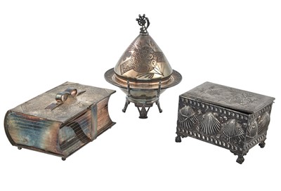 Lot 459 - Group of Silver Plated Table Articles
