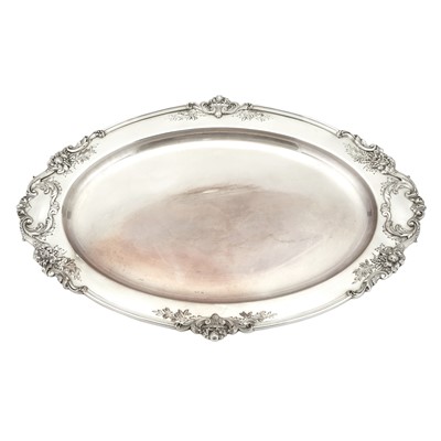 Lot 223 - Reed and Barton Sterling Silver "Francis I" Pattern Tray