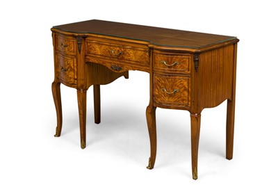 Lot 275 - Louis XV Provincial Style Satinwood Desk