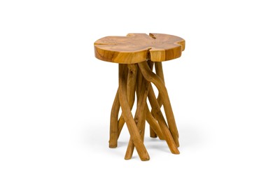 Lot 143 - "Rustic" Wood Stool