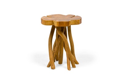 Lot 143 - "Rustic" Wood Stool