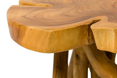 Lot 143 - "Rustic" Wood Stool