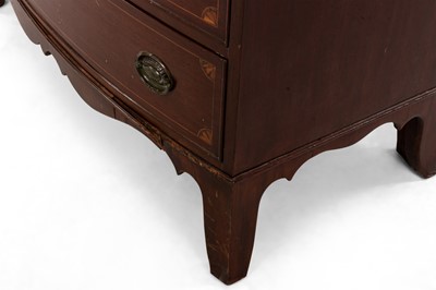 Lot 105 - George III Style Inlaid Mahogany Chest of Drawers