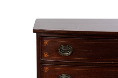 Lot 105 - George III Style Inlaid Mahogany Chest of Drawers