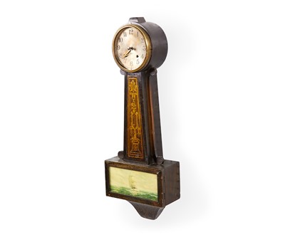 Lot 180 - Federal Mahogany Banjo Clock
