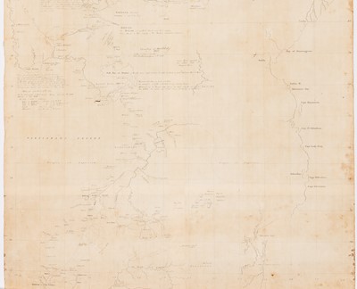 Lot 178 - A presentation map prepared by David Livingstone in Cape Town