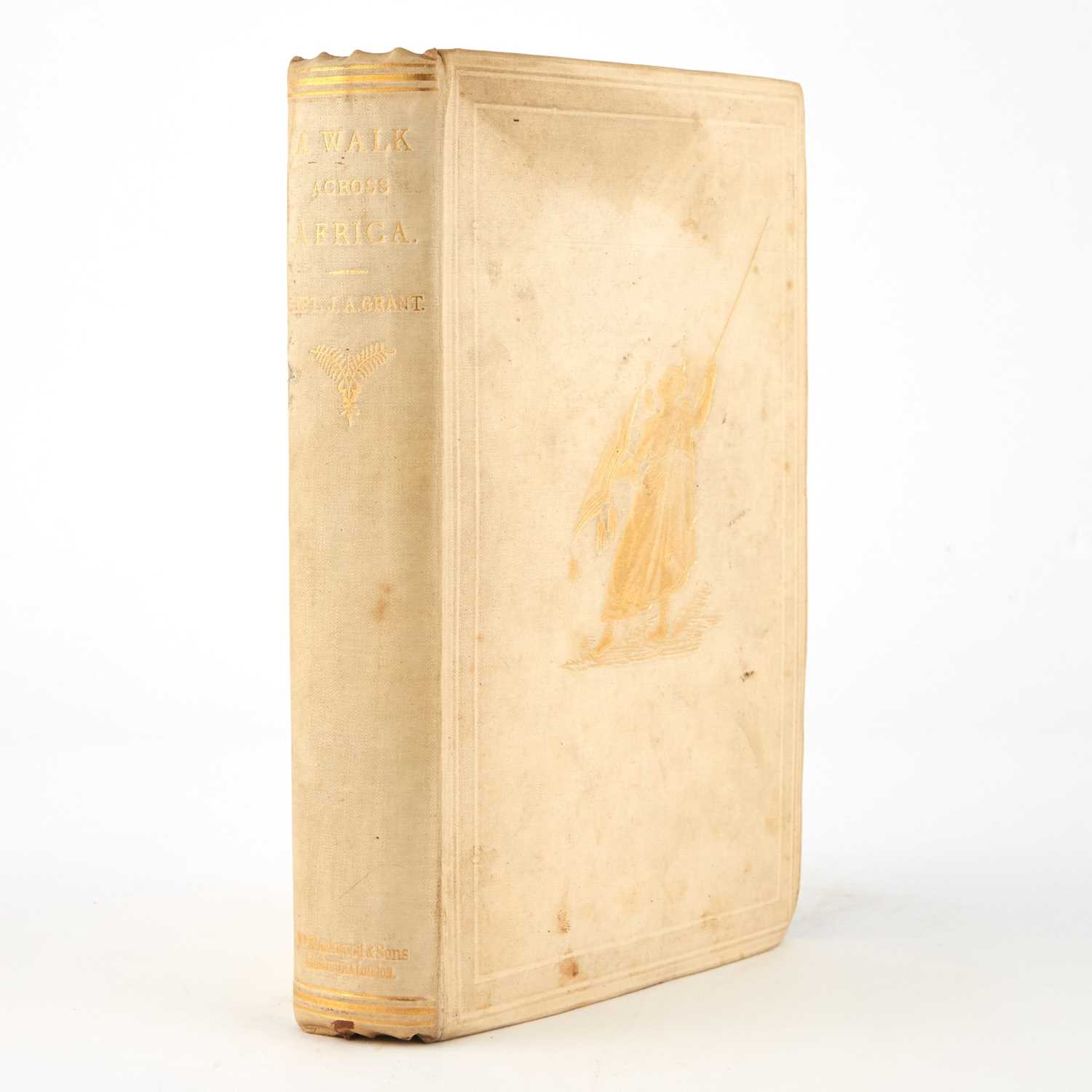 Lot 165 - Grant's A Walk Across Africa, presentation copy to his mother of the first edition